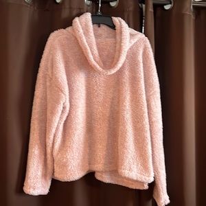 SO Soft You. Faux Fur Short Sweater.  Pink size XL